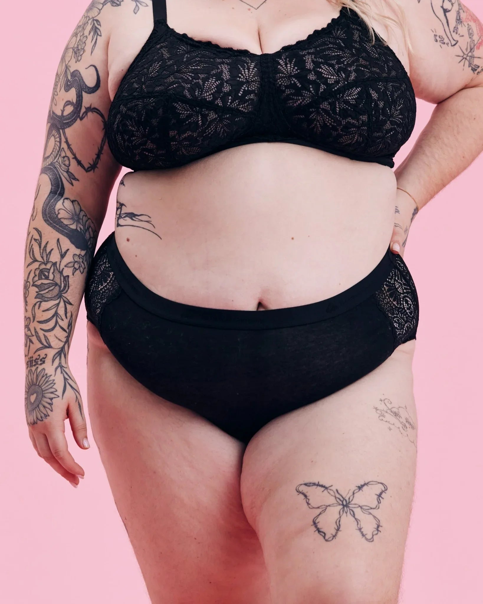 Period Panty – Extra Strong – High Waist LACE 1.0 - The Female Company