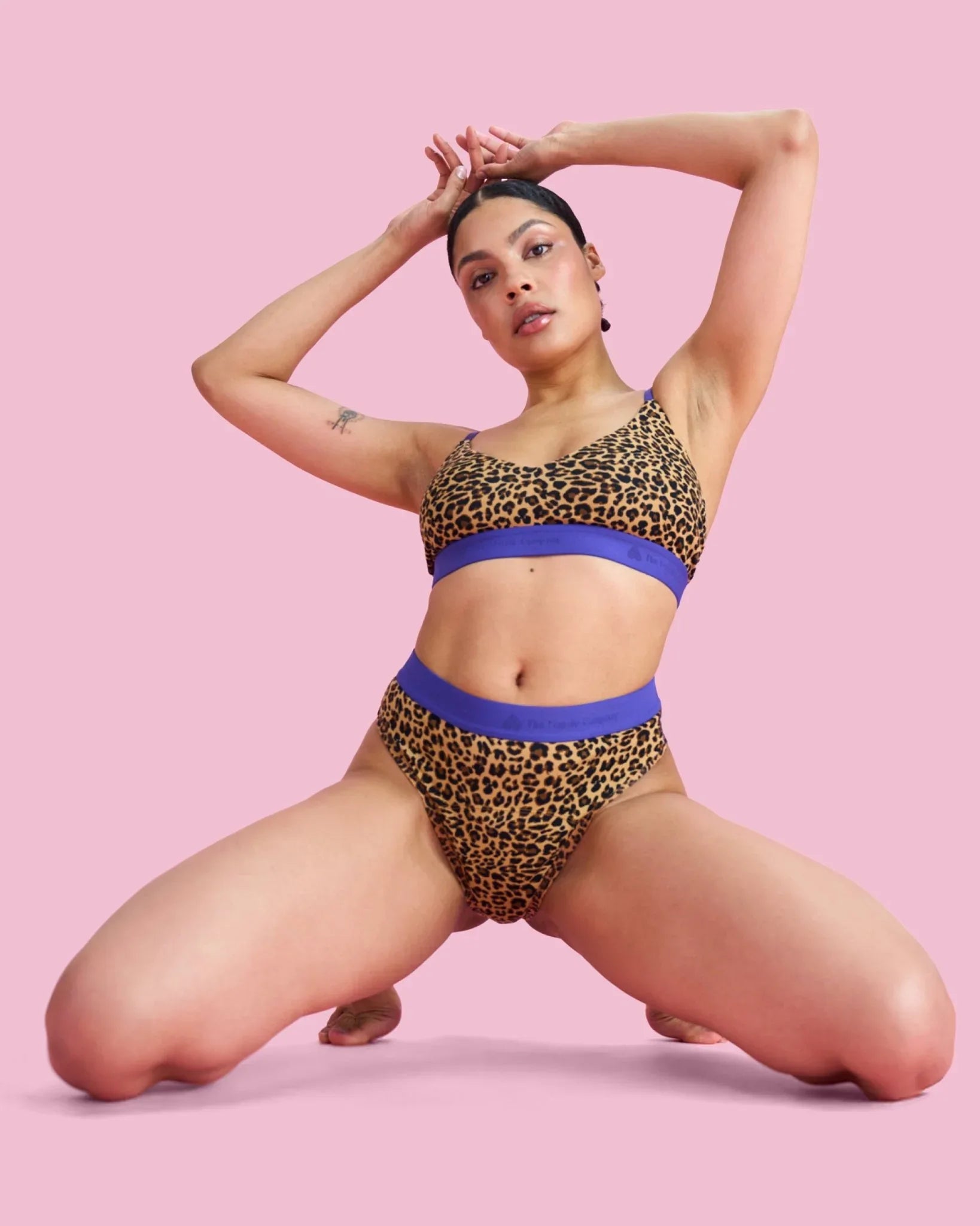 Period Panty – Medium – Tanga LEO Purple - The Female Company