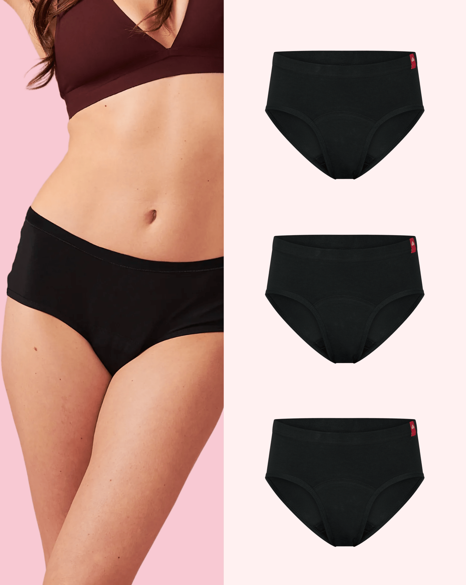 Multipack: 3x Basic Hipster