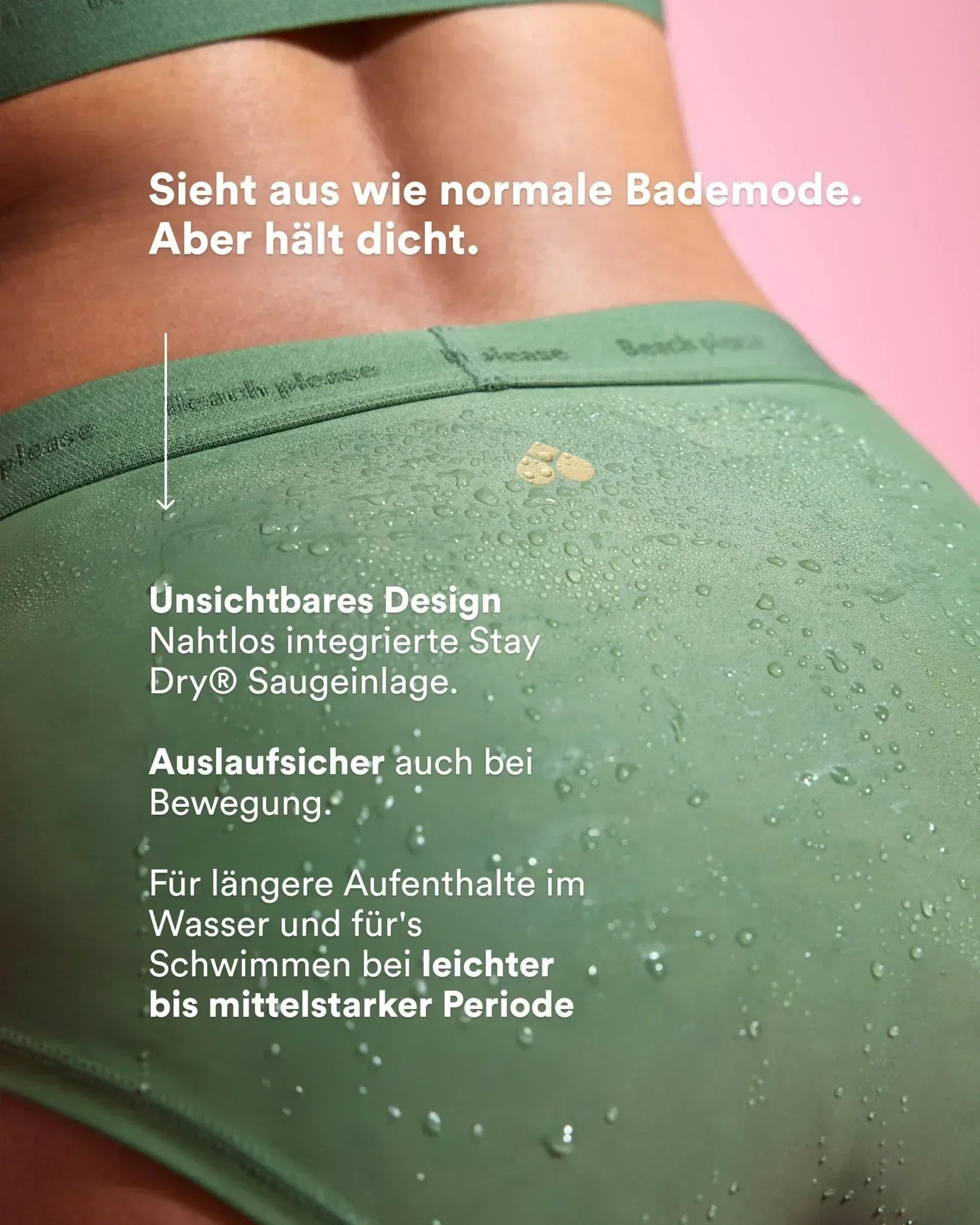 Set: Perioden Bikini Hipster - PERFORMANCE®️ & Bikinitop - The Female Company