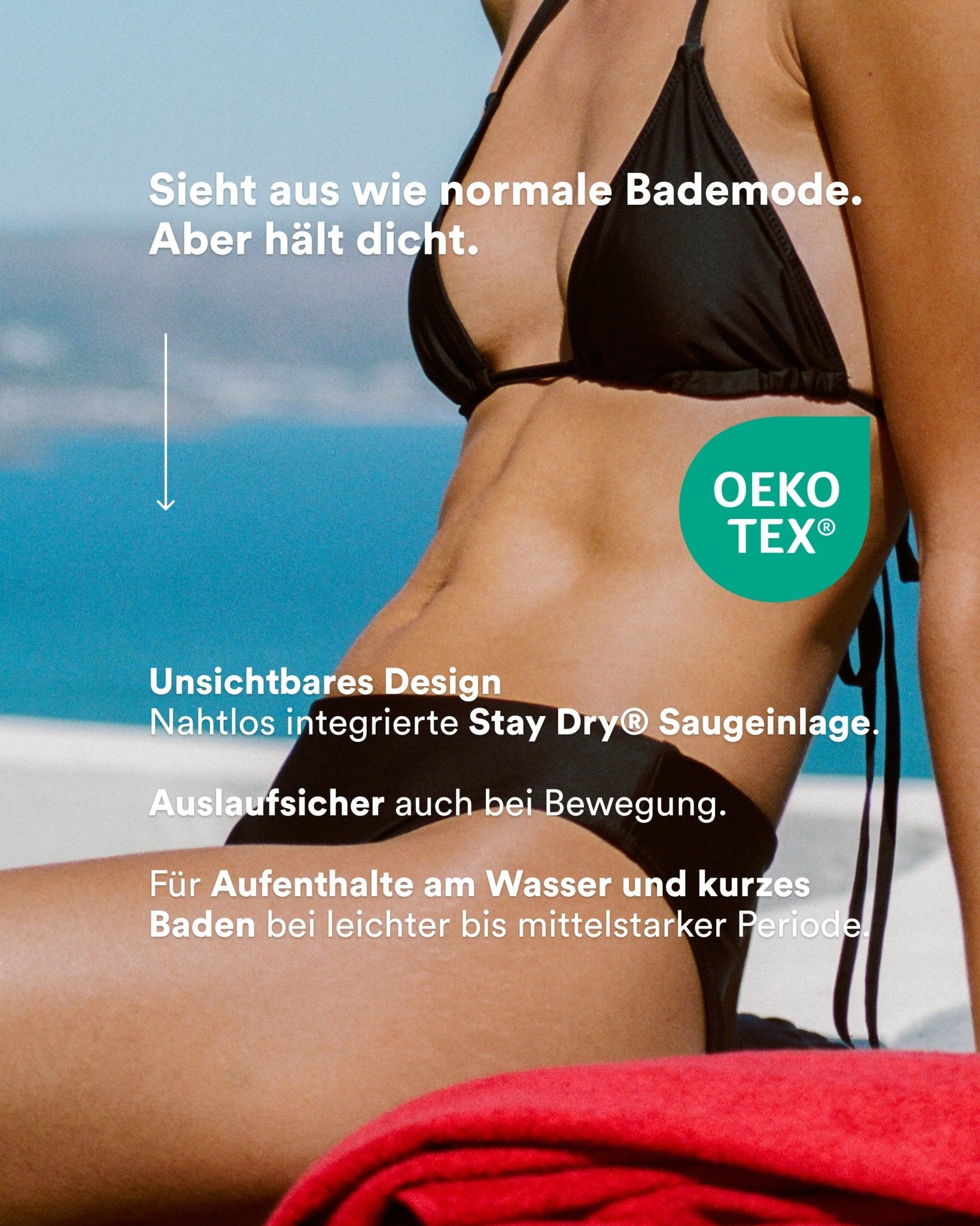 Perioden Bademode High Waist