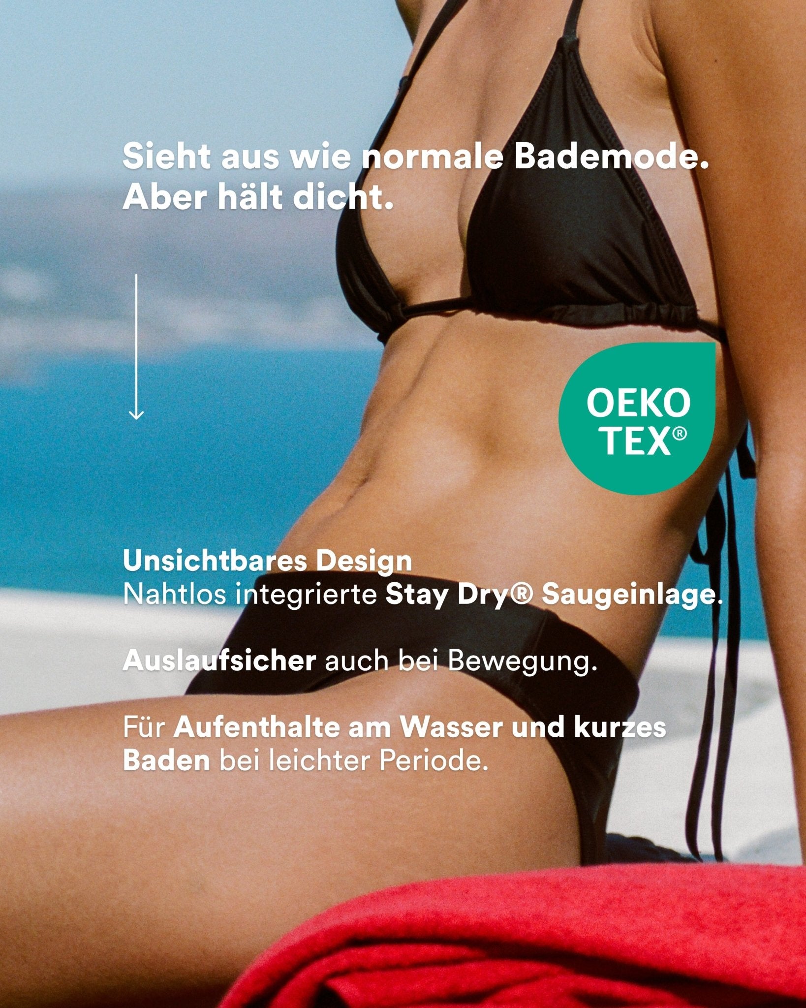 Perioden Bademode High Waist