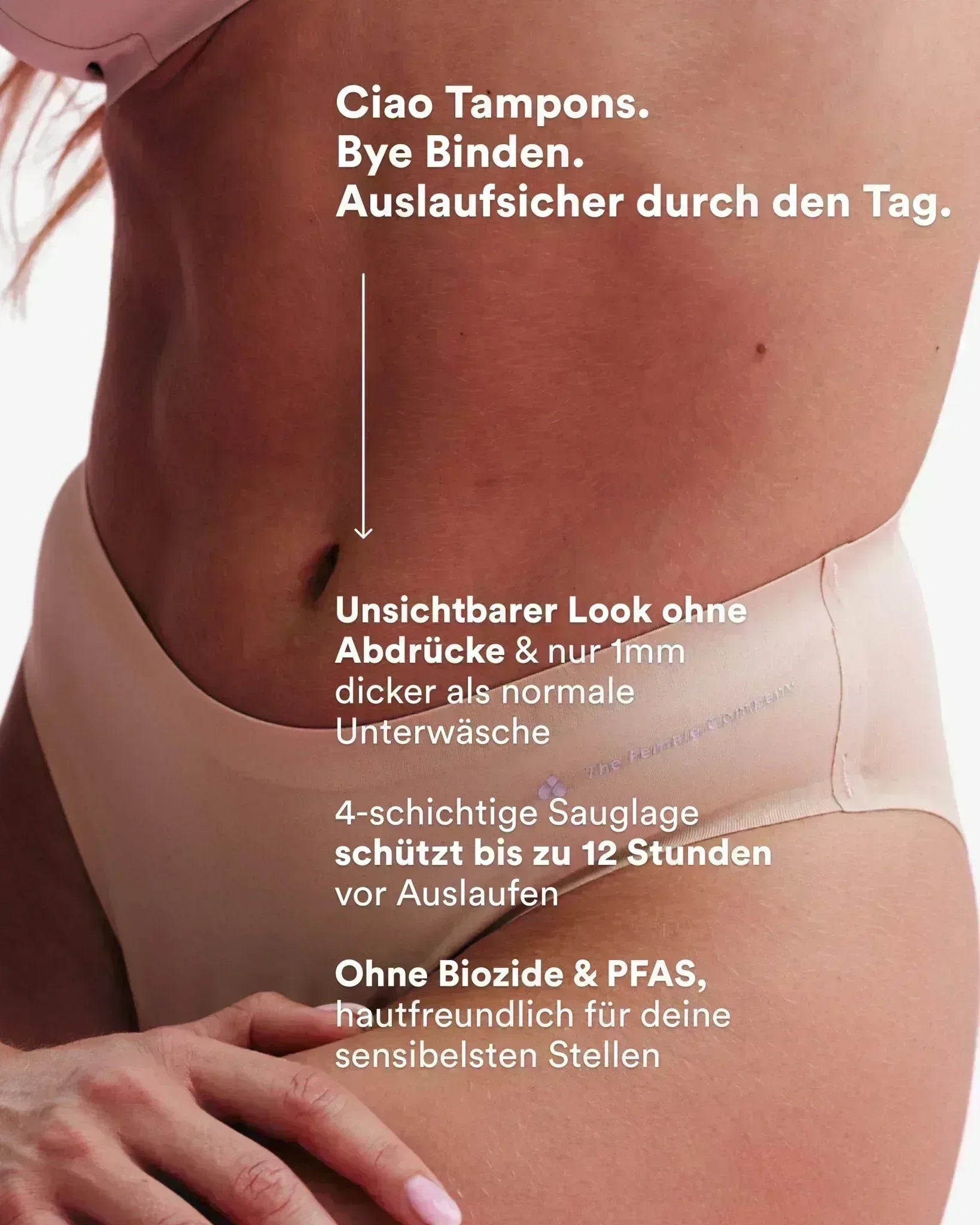 Period Panty - Medium - Tanga SEAMLESS - The Female Company