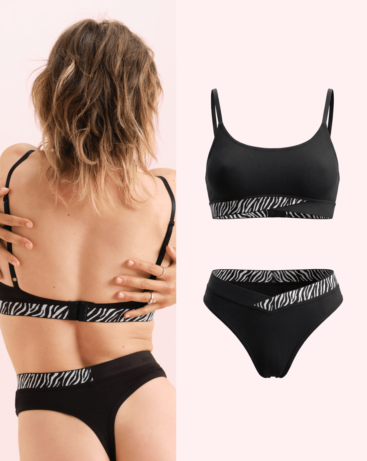Set: Bralette & Tanga - Unterwäsche