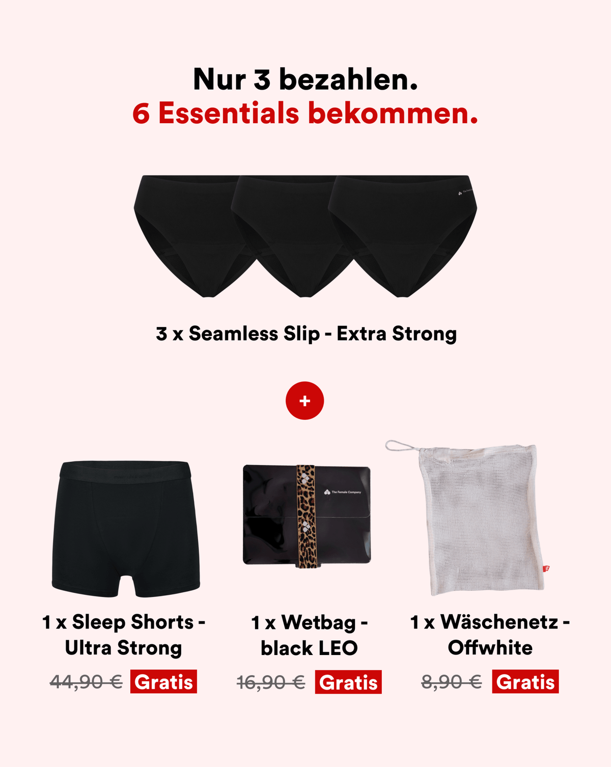3× Extra Strong Seamless + 3 Geschenke