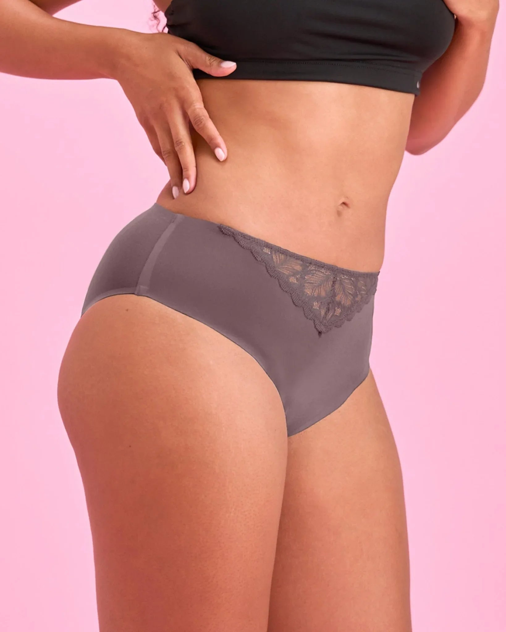 Period Panty – Ultra Strong - High Waist Seamless LACE - The Female Company
