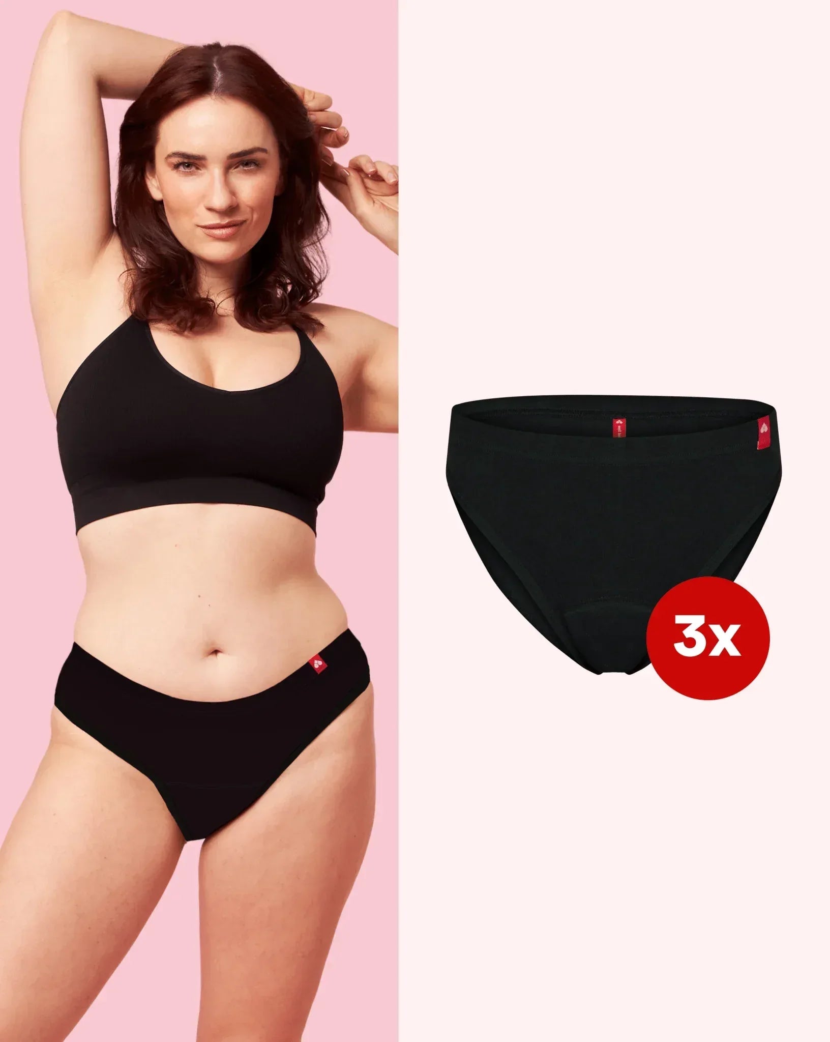 Set: 3x Period Panty – Extra Strong – Basic Brief