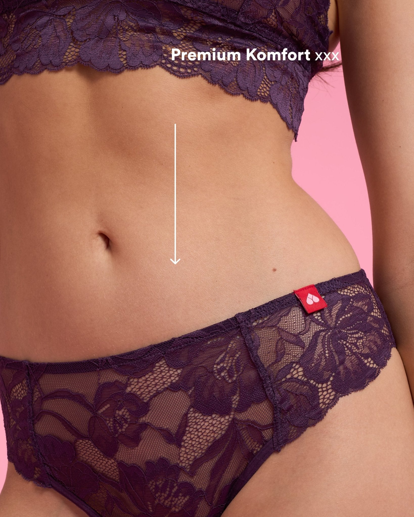 SET: Luxury Lace Bralette & Slip - Extra Strong