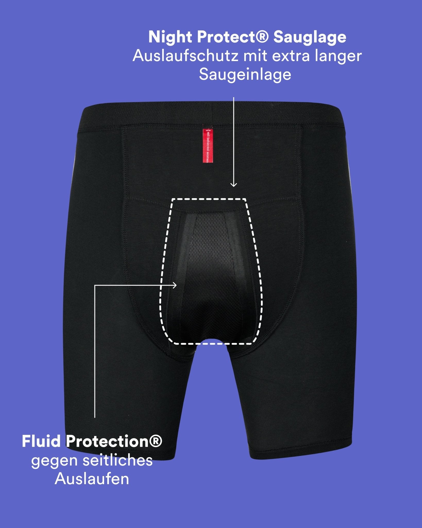 Sleep Long-Shorts Organic Cotton - Extra Strong