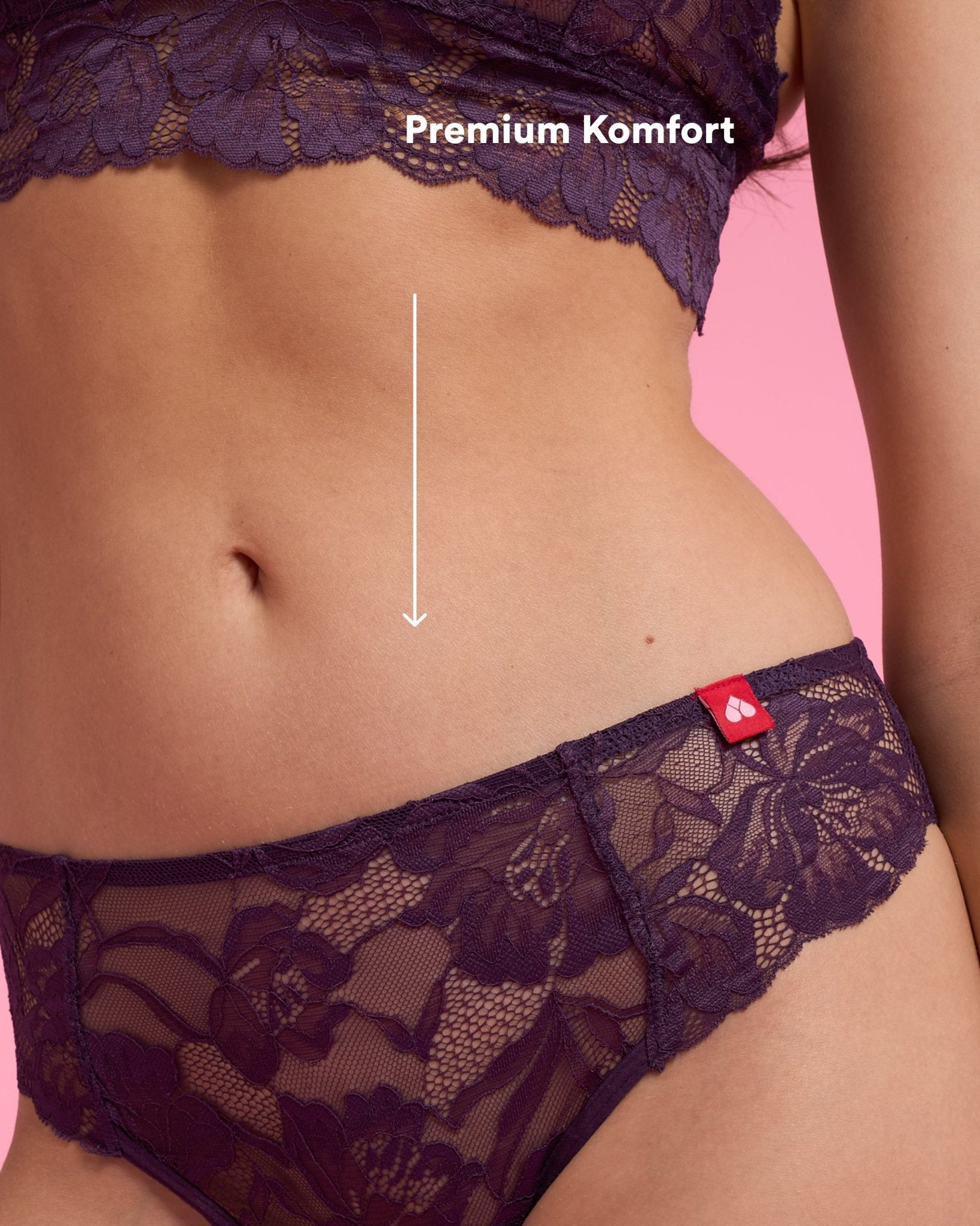 Set: Luxury Lace Bralette & Slip – Extra Strong