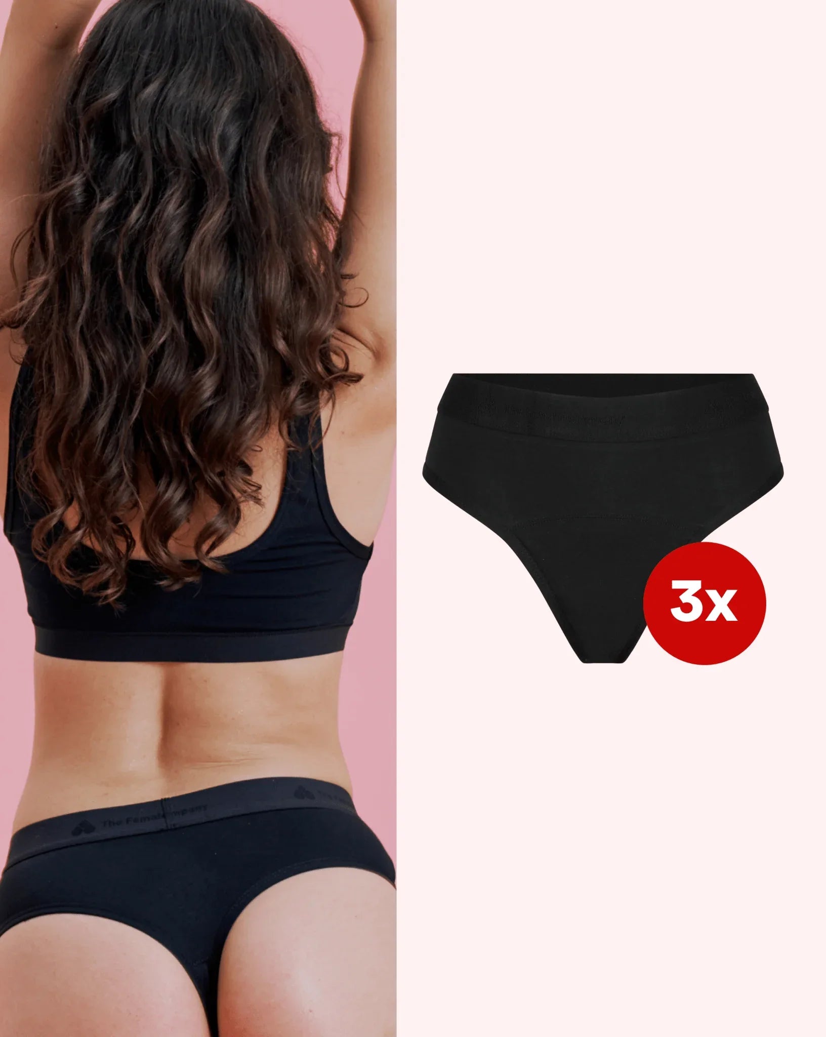 Set: 3x Period Panty – Medium – Tanga - The Female Company