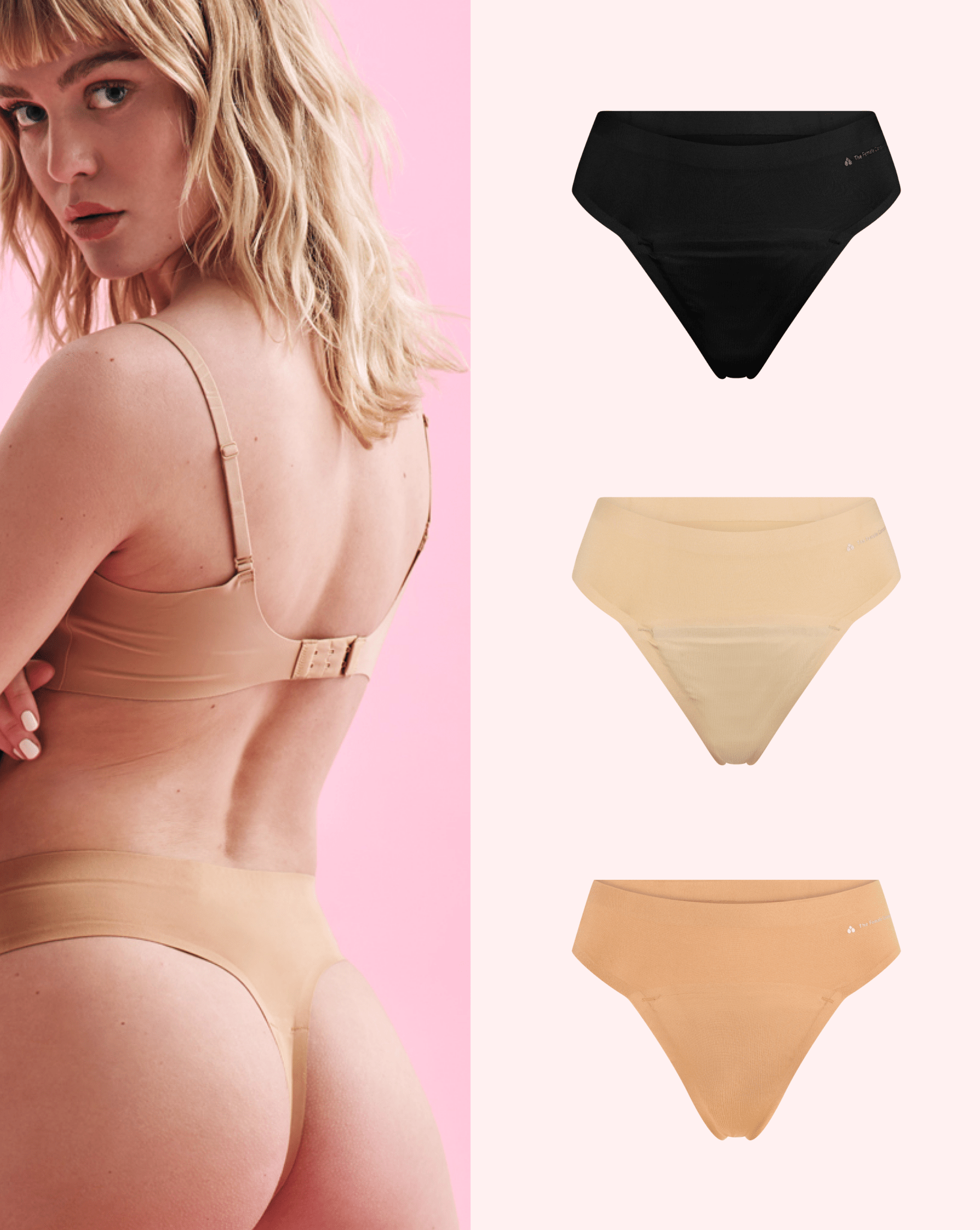 Set: 3x Period Panty – Medium – Thong SEAMLESS