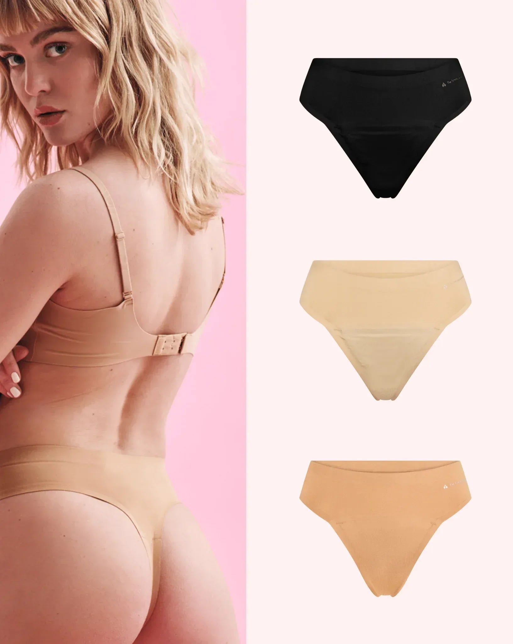 Set: 3x Period Panty – Medium – Thong SEAMLESS