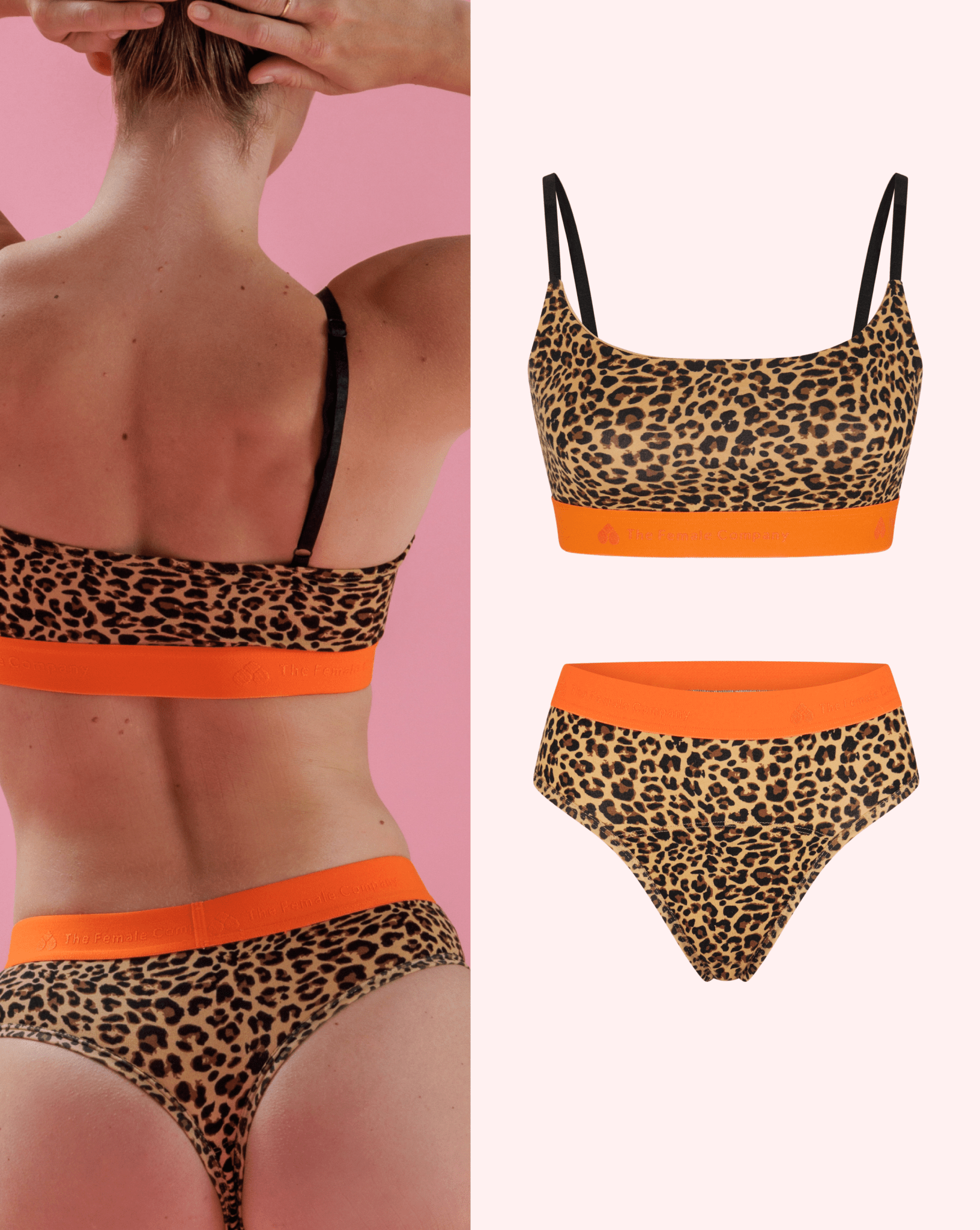 Set: Nïpples Bralette LEO & Tanga – Medium