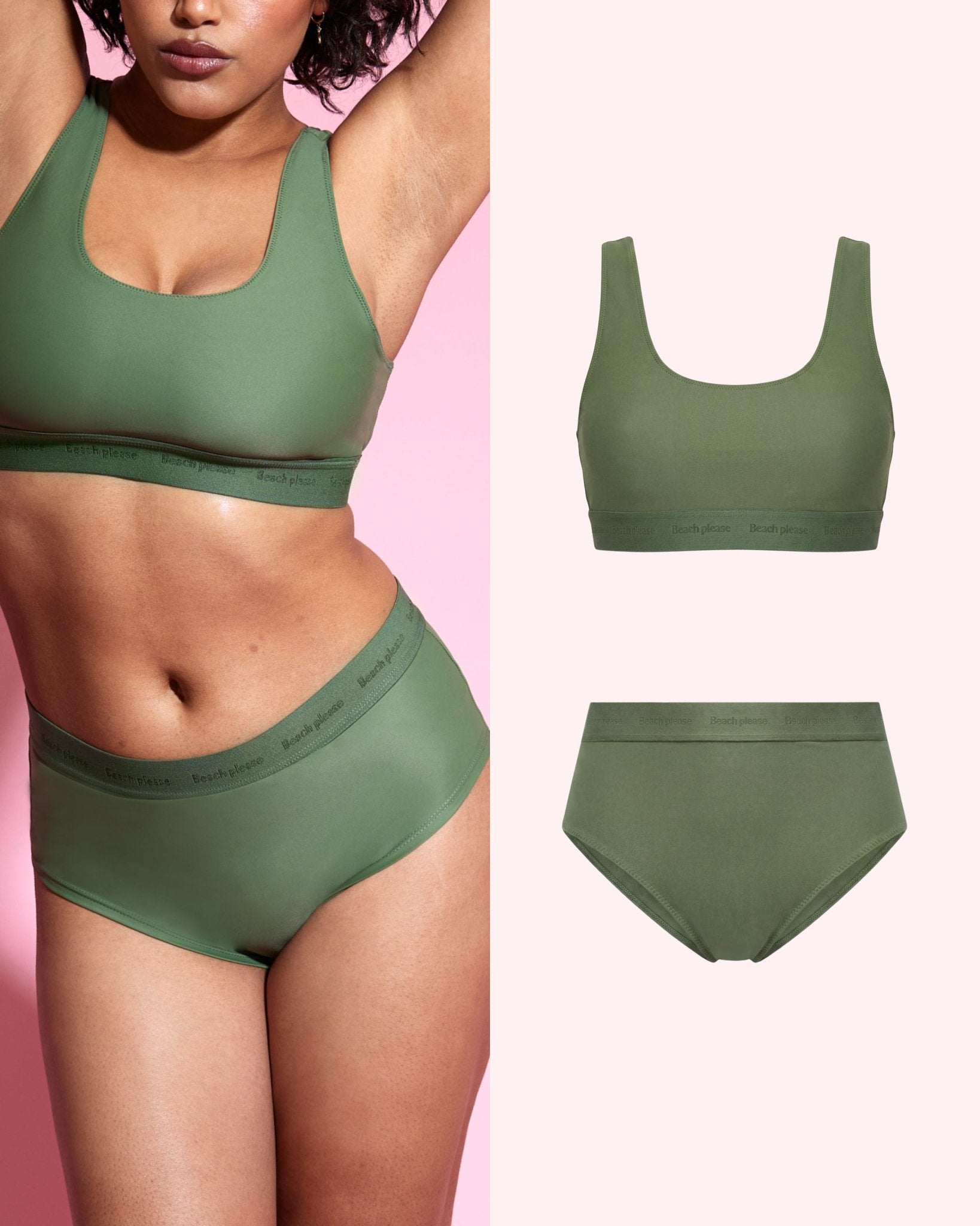 Set: Period Bikini Hipster - PERFORMANCE®️ & Bikinitop