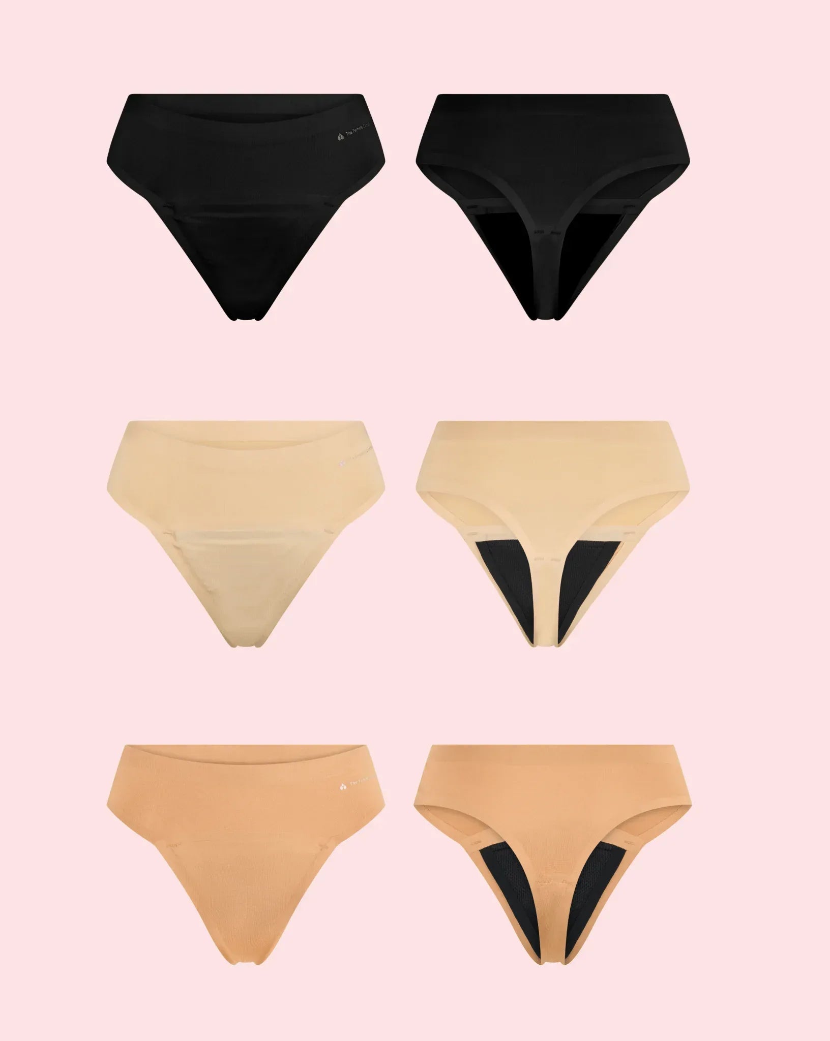 Set: 3x Period Panty – Medium – Thong SEAMLESS