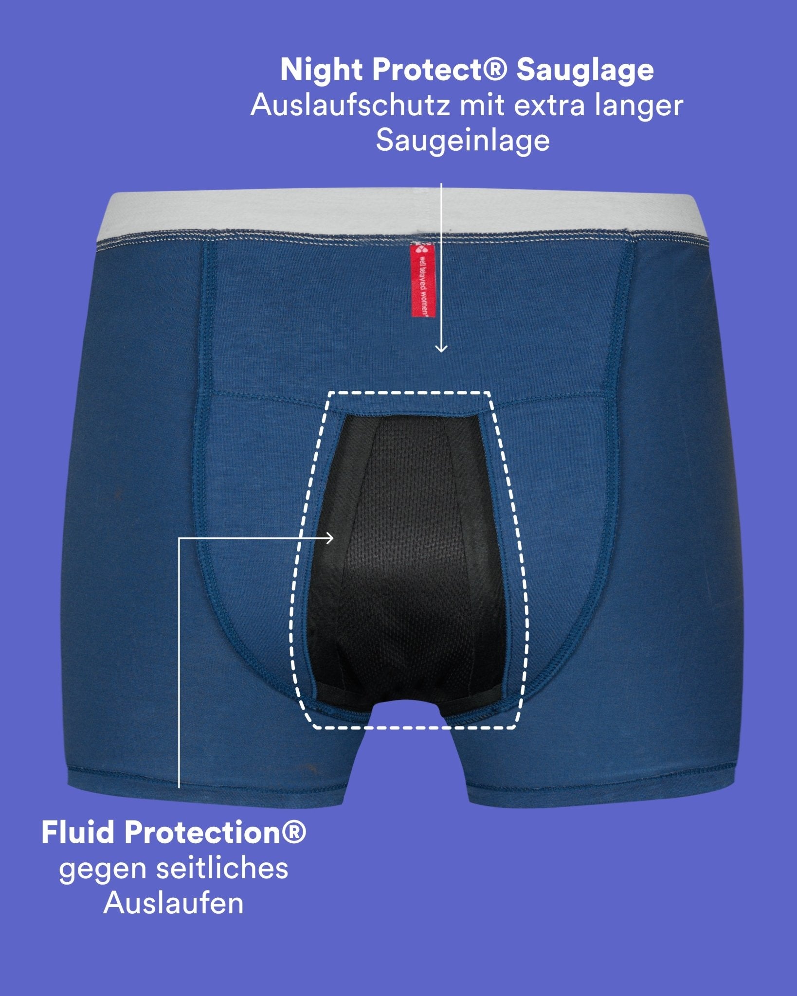 Sleep Shorts Organic Cotton - Extra Strong