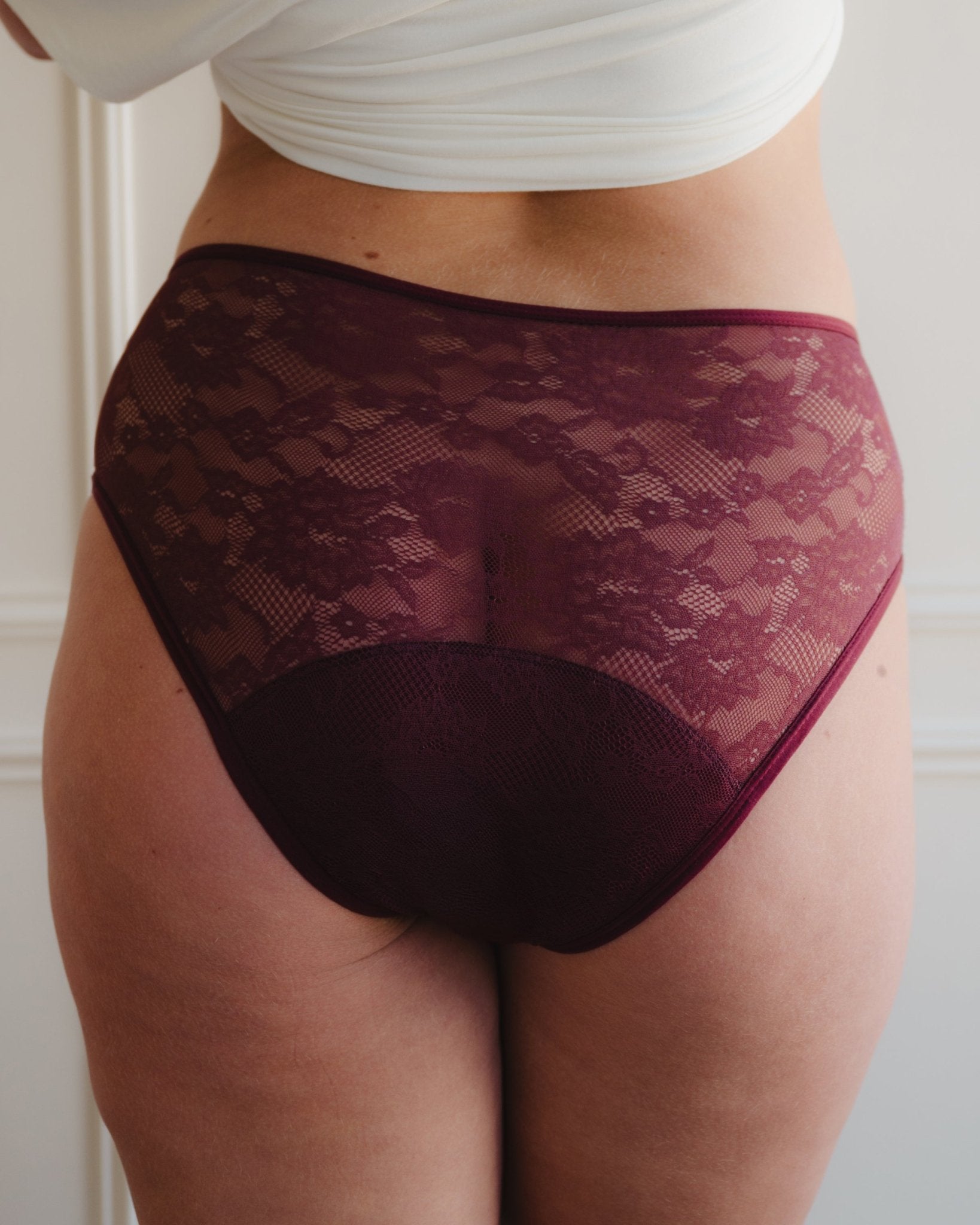 Period Panty - Medium - High Waist LACE - VIVEH Collection