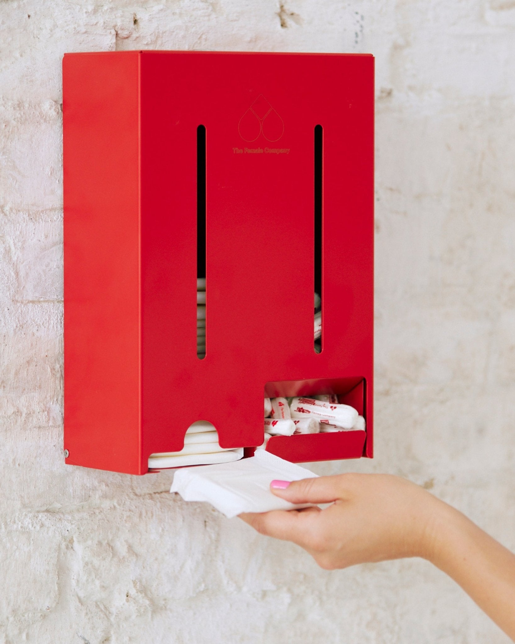 Dispenser voor tampons en maandverband