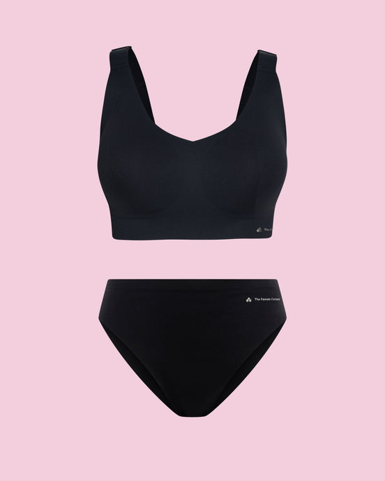 Set: Seamless Comfort Slip & Bralette Support