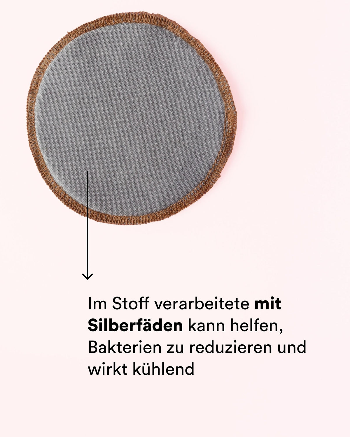 Waschbare Silber-Stilleinlagen - MammaPads – Medium - 2er-Pack