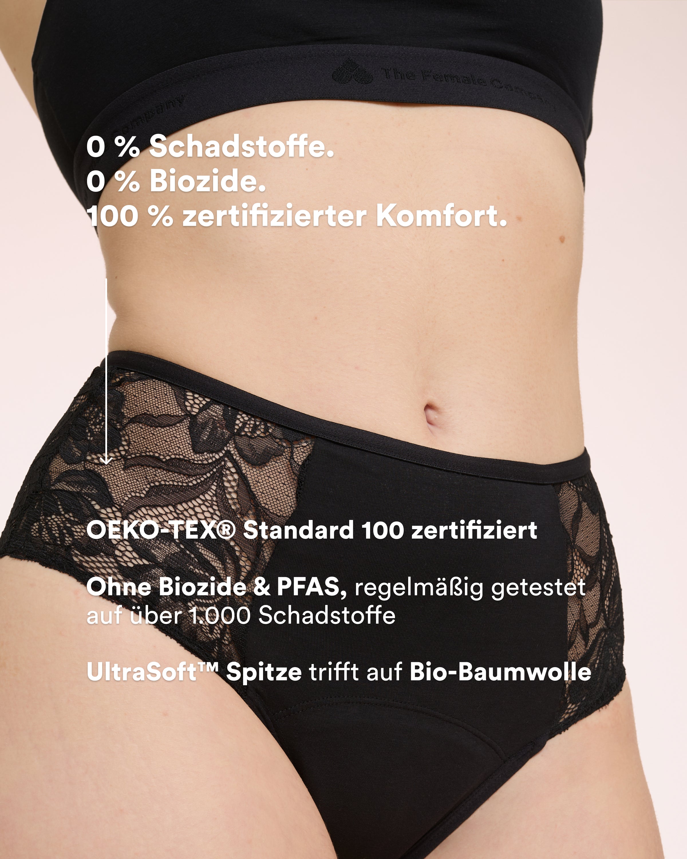 Extra Strong – High Waist – Cotton Lace