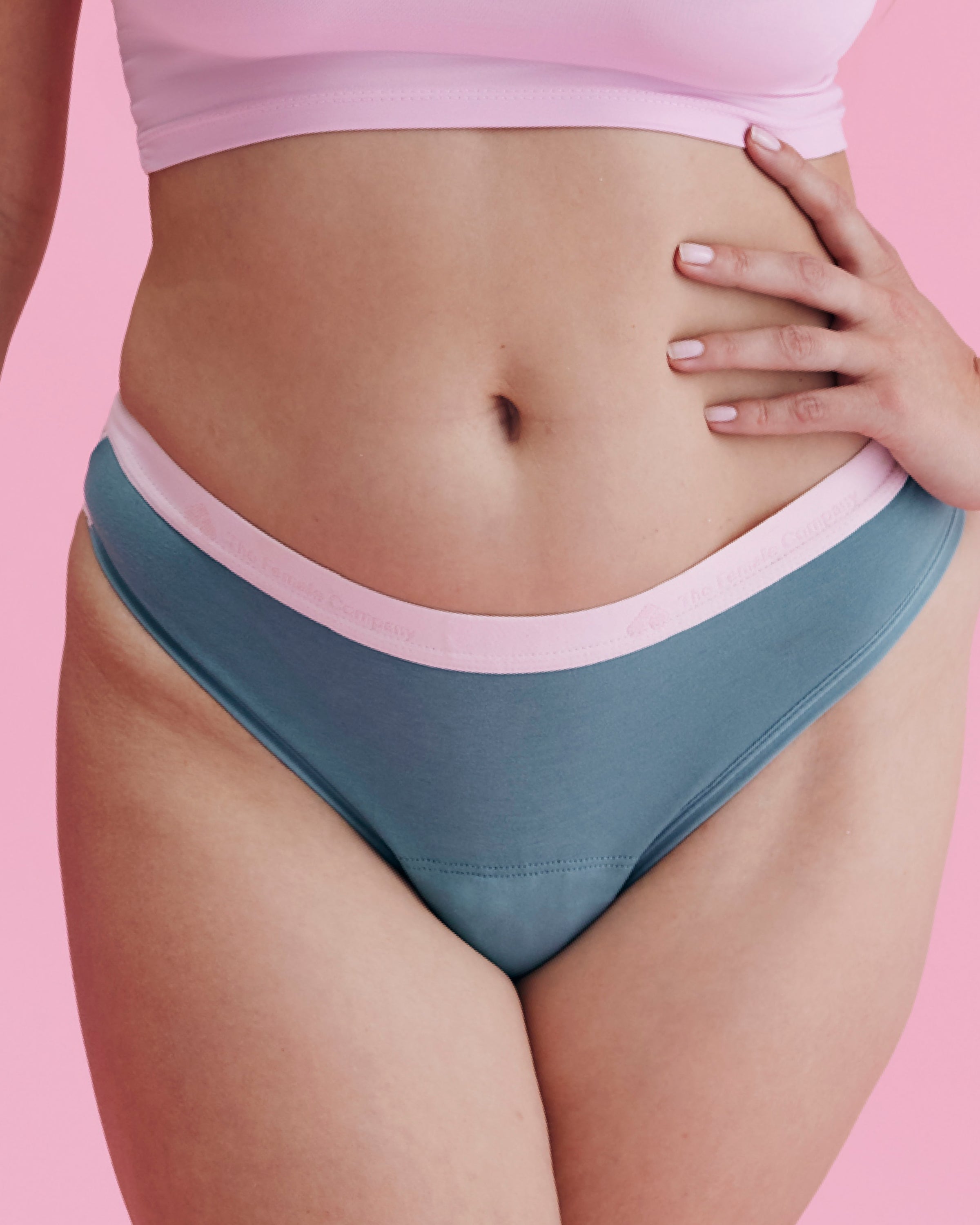 Period Panty Extra Strong Slip Lace in blue, pink shop online