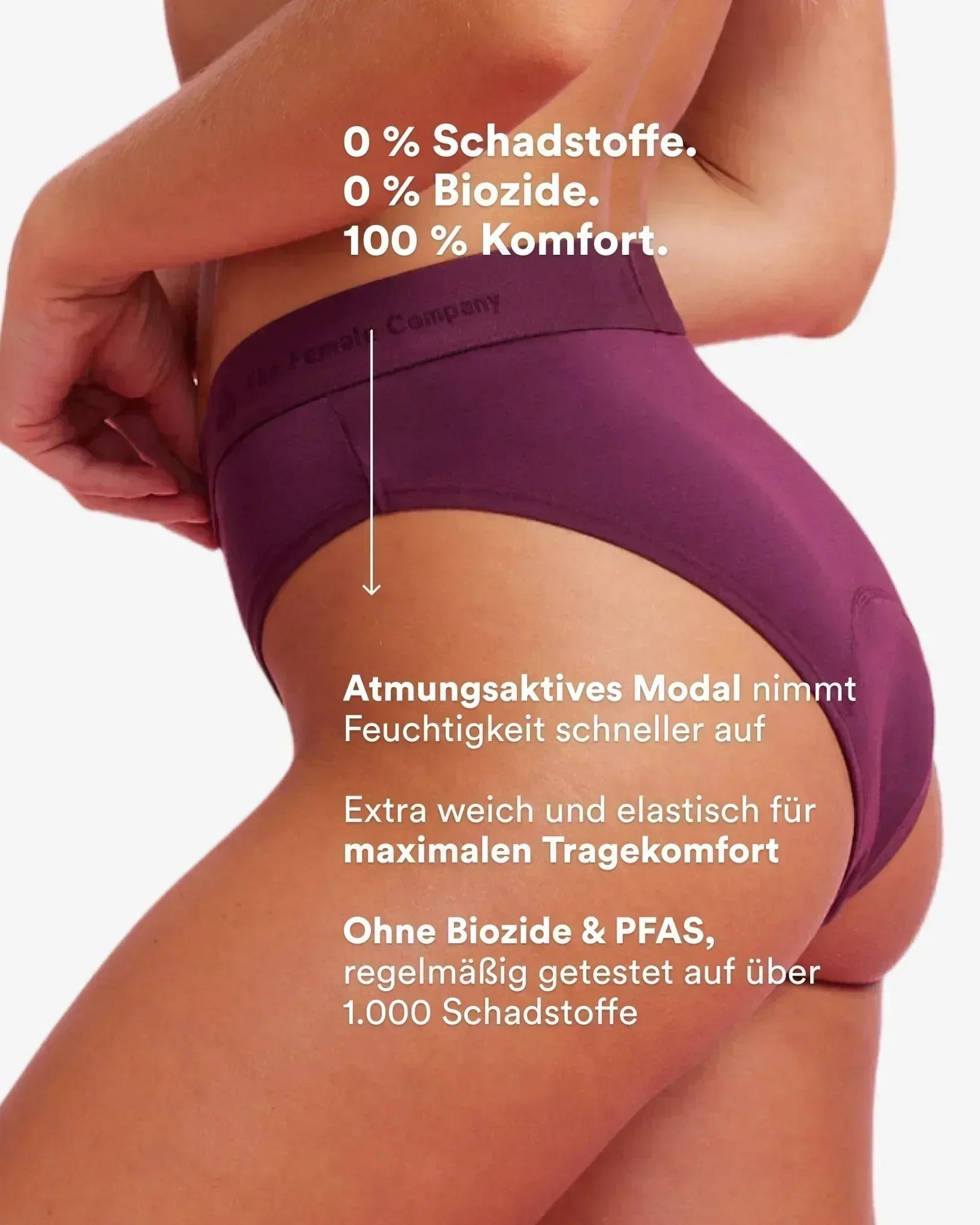 Period Panty - Ultra Strong - Hipster MODAL Ripp - The Female Company