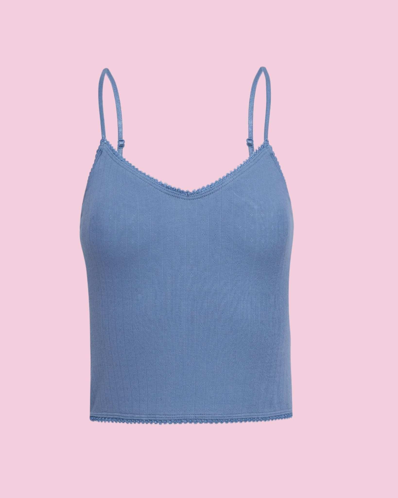 Pointelle Cropped Top