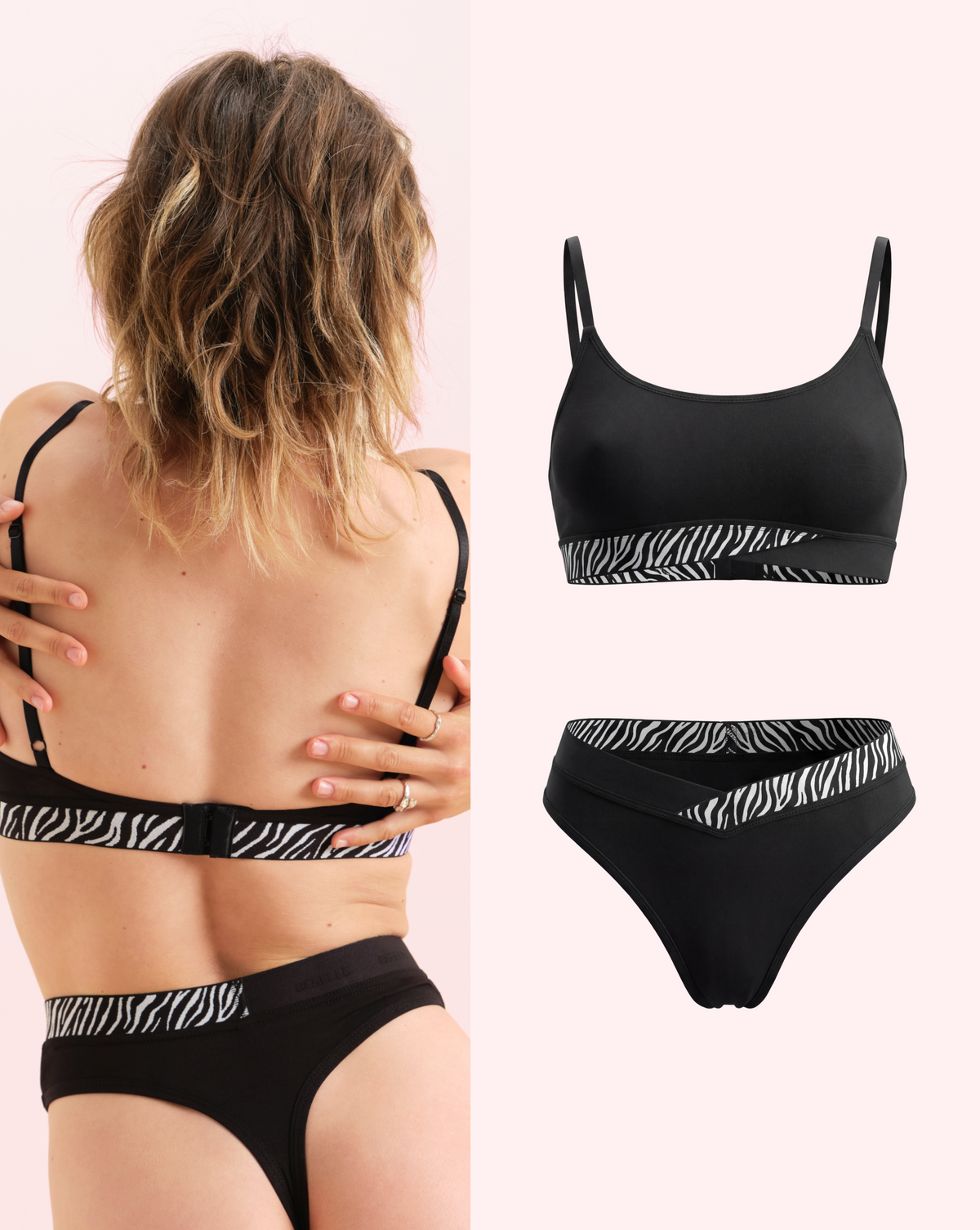 Set: Bralette & Tanga - Unterwäsche