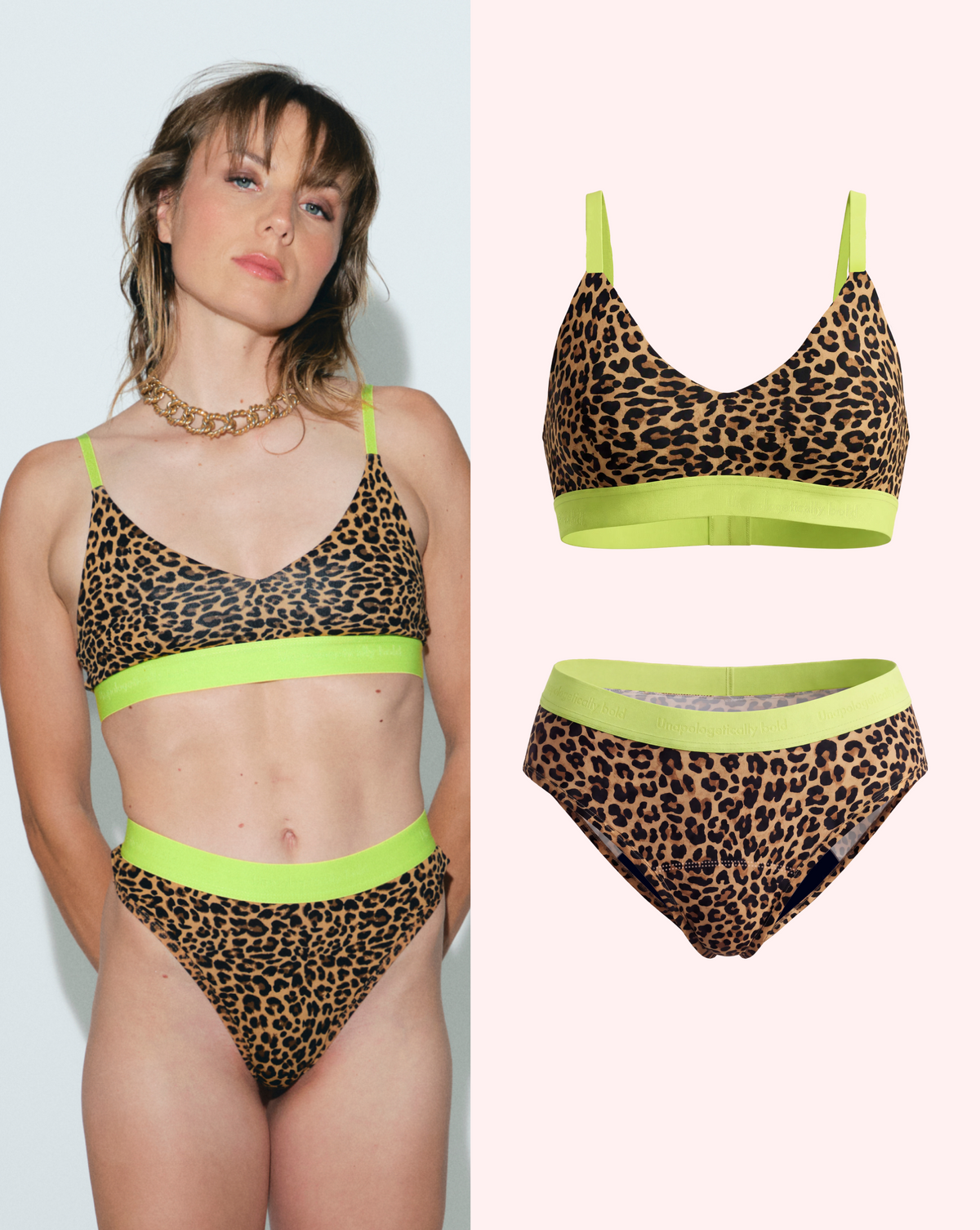 Set: LEO Bralette & Brief - Extra Strong