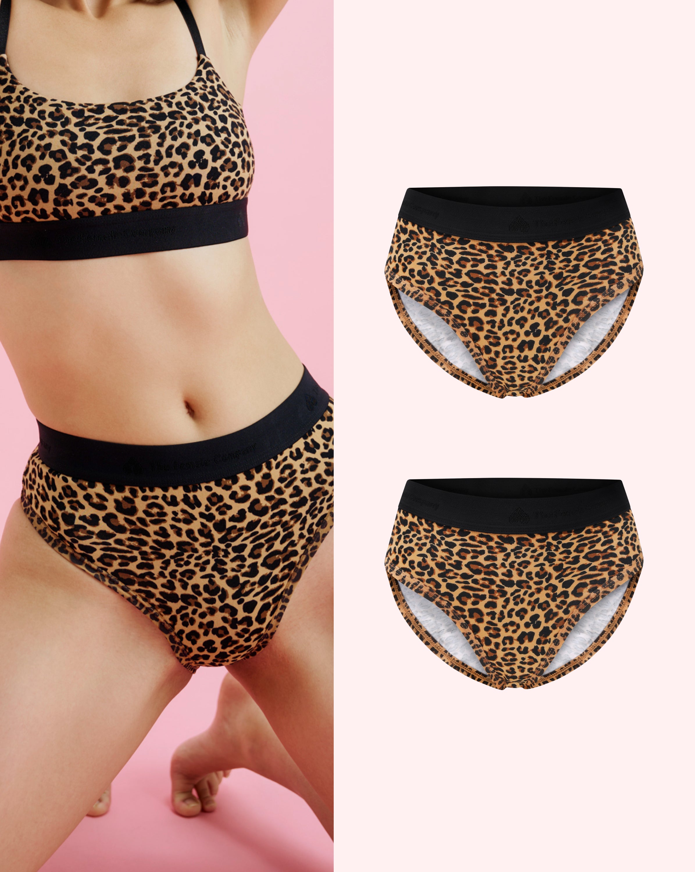 SET: 2x Unterwäsche - Slip LEO BASIC