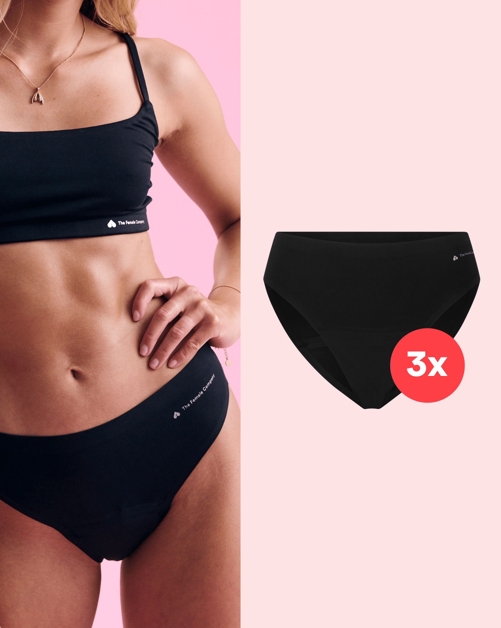 Set: 3x Period Panty – Extra Strong - Slip - SEAMLESS