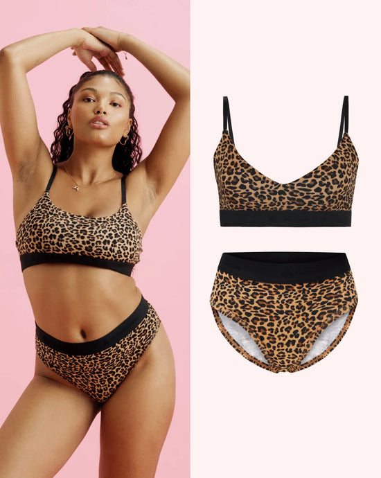 SET: Nïpples Bralette & Unterwäsche - Slip LEO BASIC - The Female Company