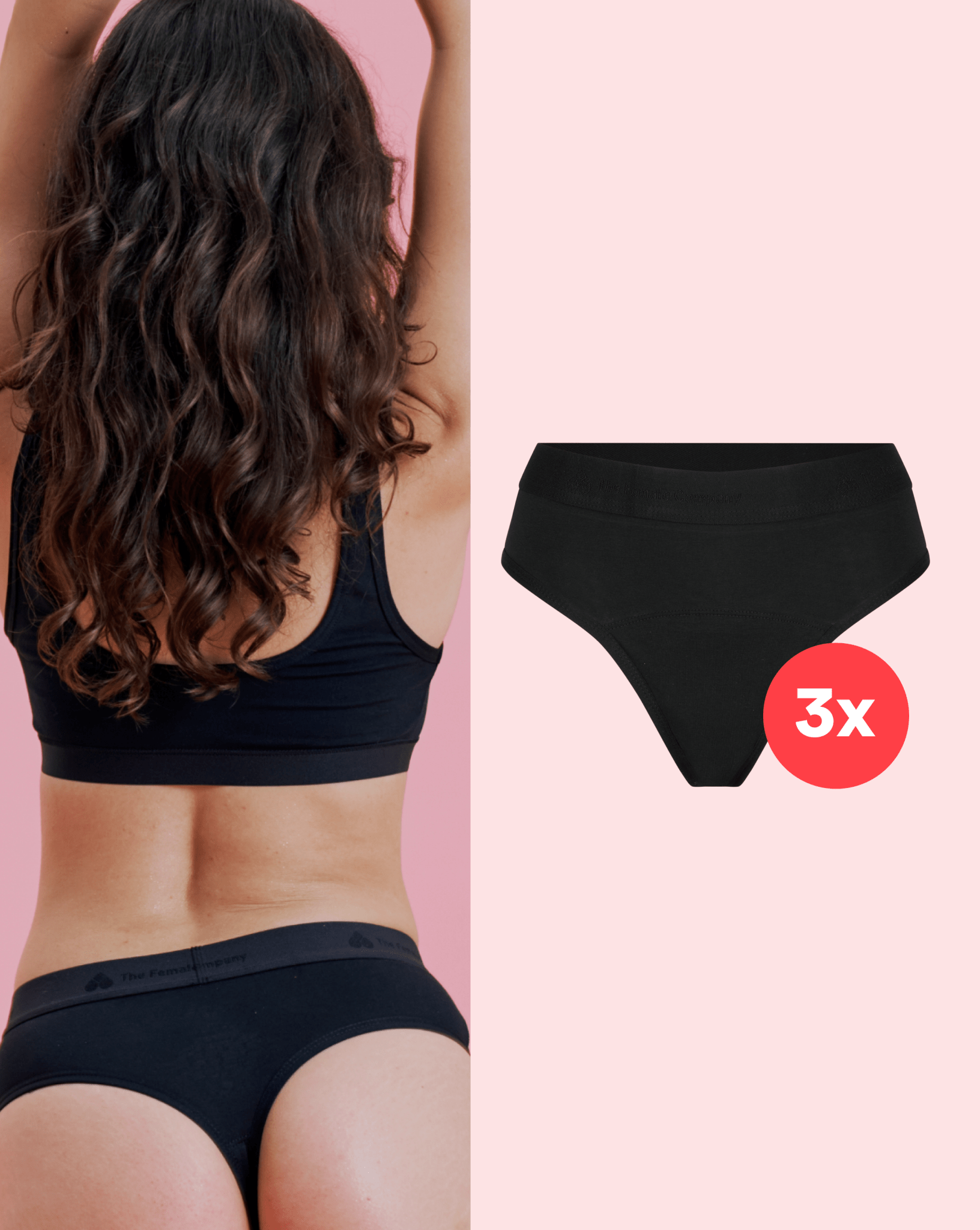 Set: 3x Period Panty – Medium – Tanga