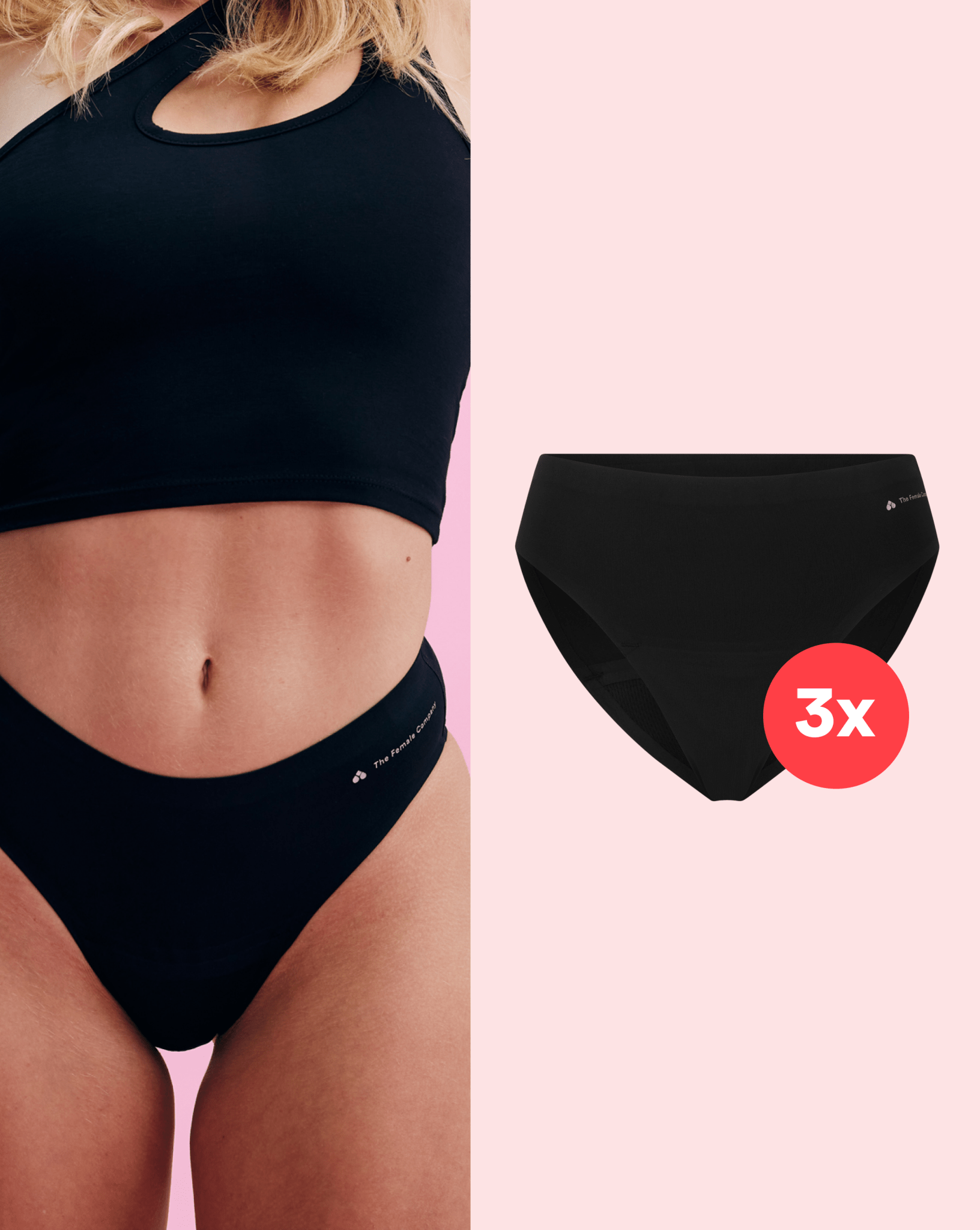 Set: 3x Period Panty – Ultra Strong - Slip - SEAMLESS