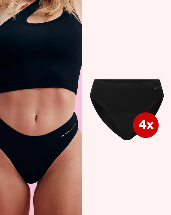 Set: 4x Period Panty – Ultra Strong - Slip - SEAMLESS - The Female Company
