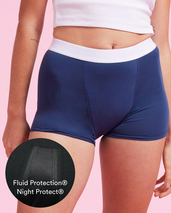 Sleep Shorts Organic Cotton - Ultra Strong - The Female Company