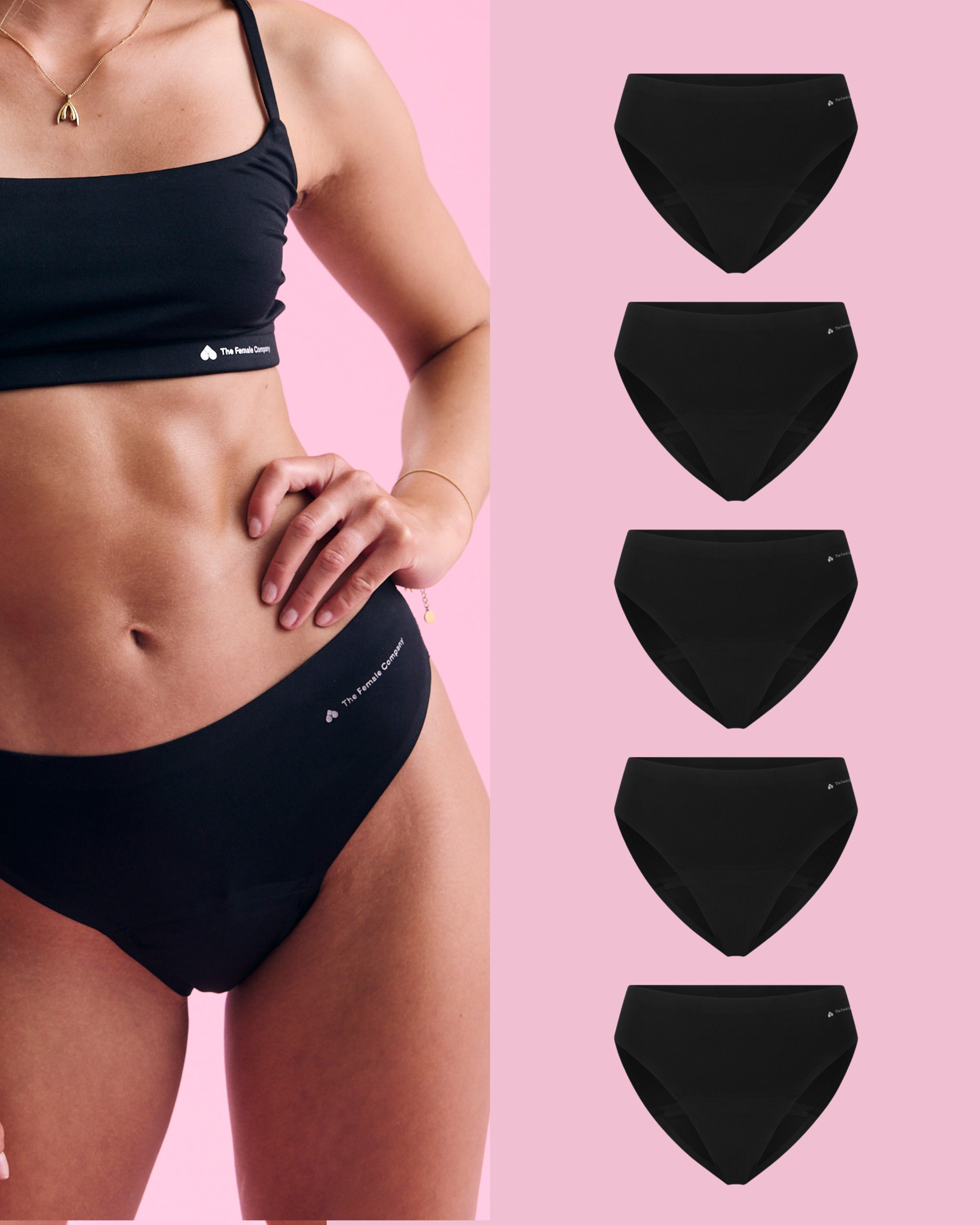 Set: 3x Period Panty – Strong – High Waist