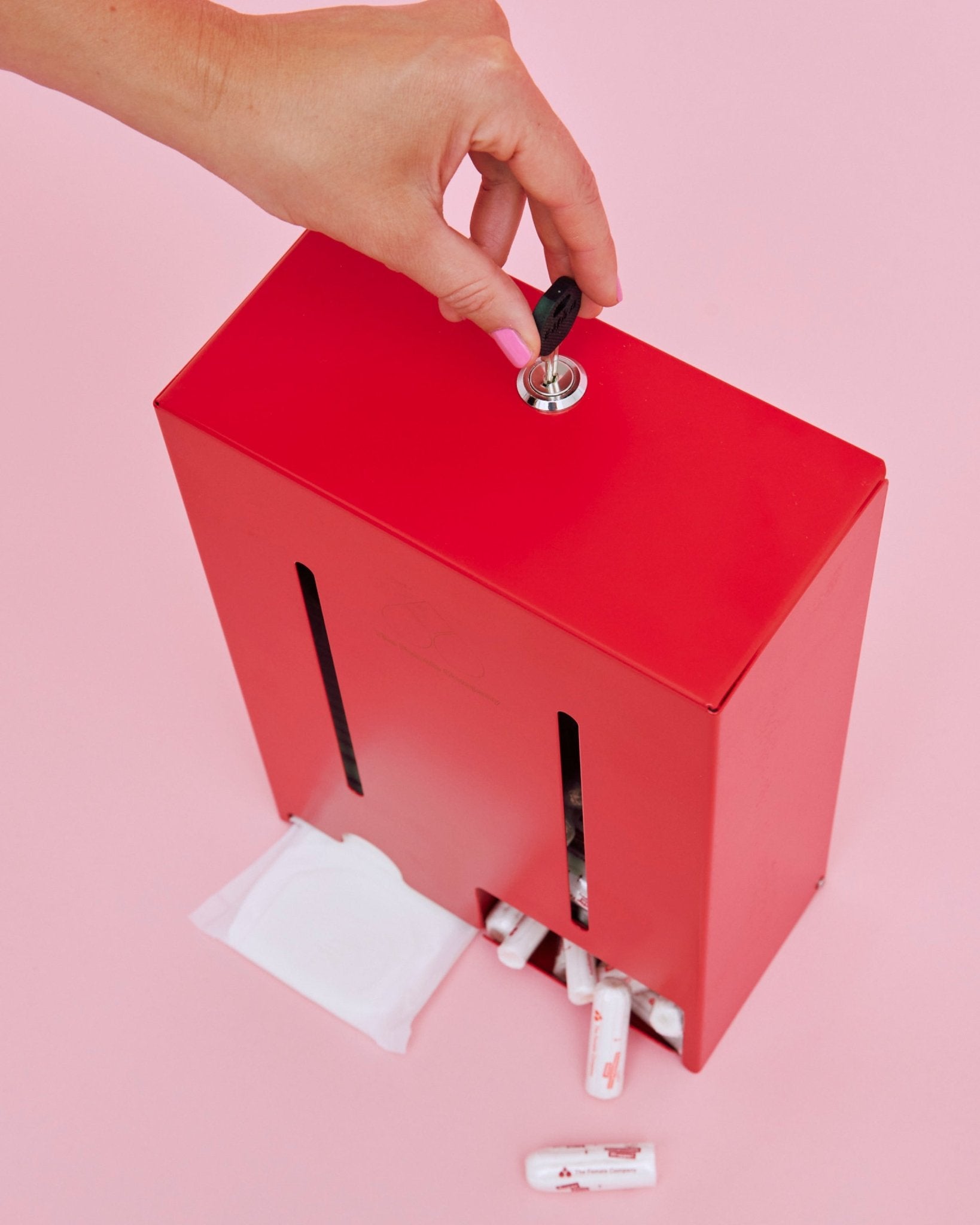 Dispenser voor tampons en maandverband