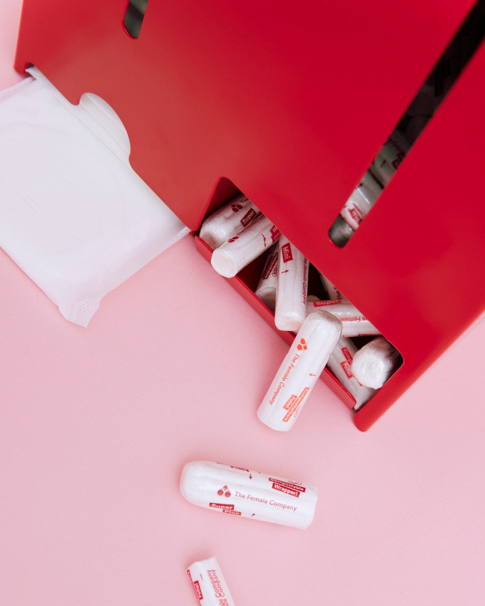 Dispenser voor tampons en maandverband